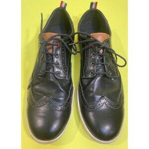 H&M Casual Flat Leather Shoes Lace Up Black Women’s Size 42  (US 9) 842410